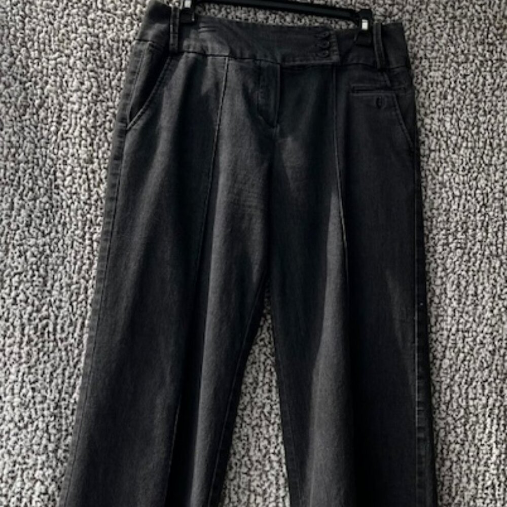 NEW DIRECTION Black Pleated Jeans